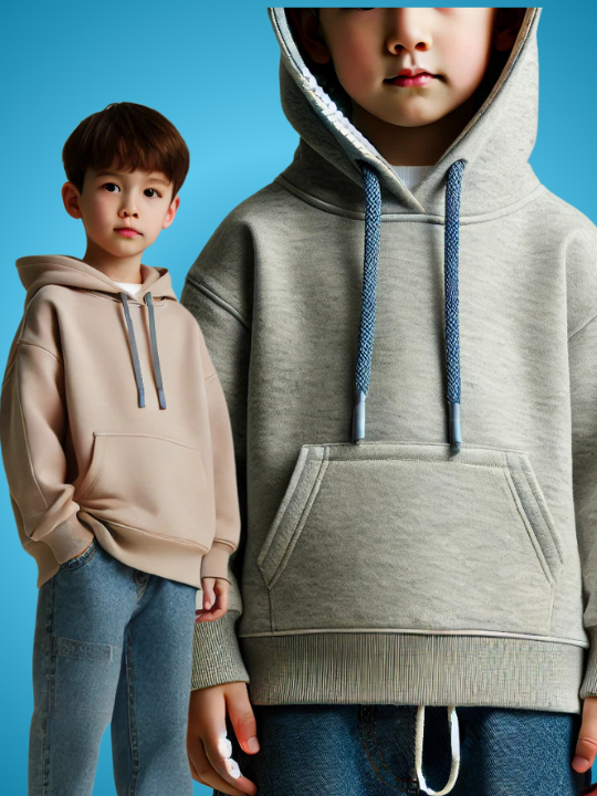 Kids' Hoodie with Kangaroo Pocket